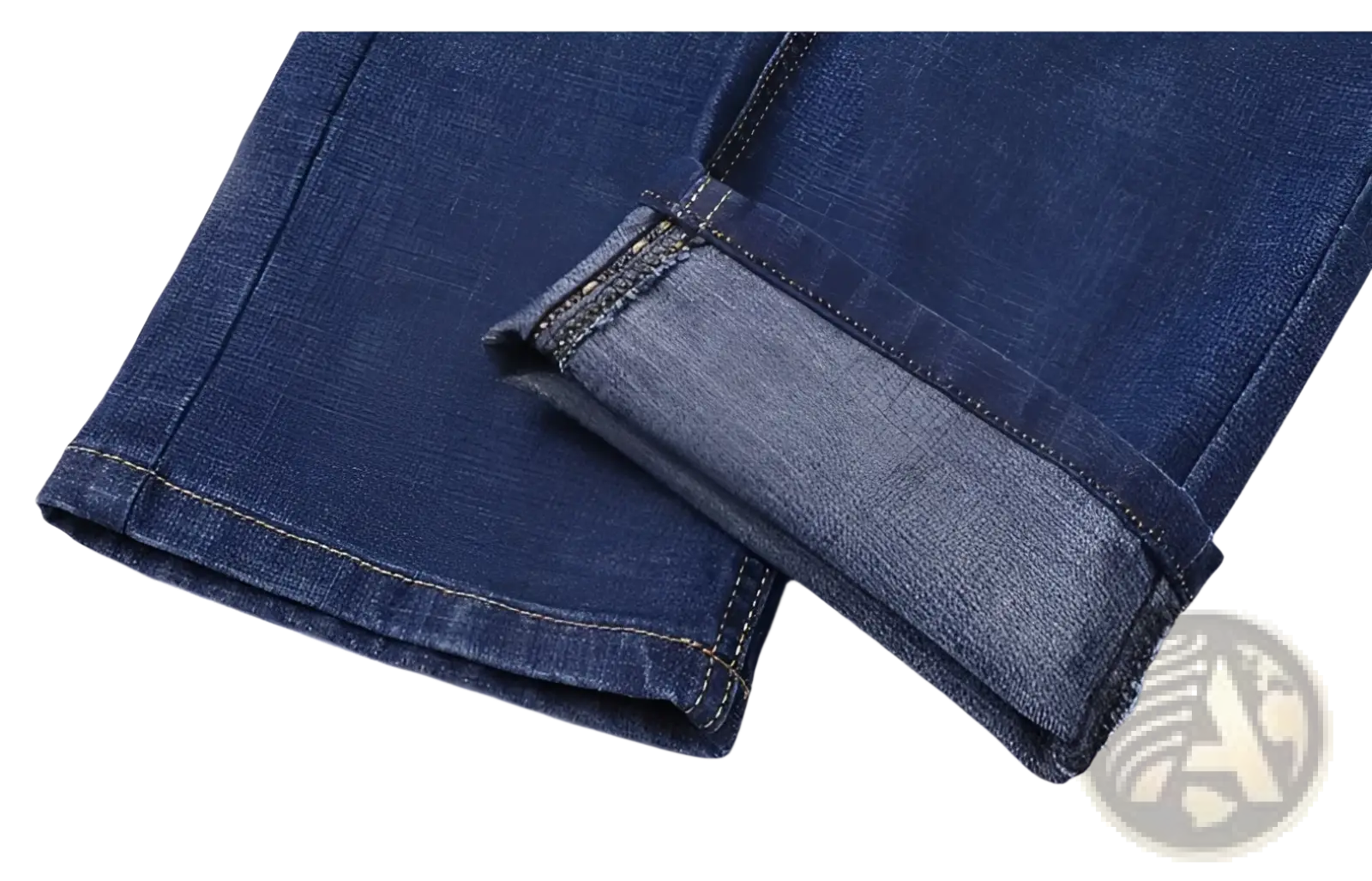 Men's Stretch Cotton Straight Jeans Casual Trousers