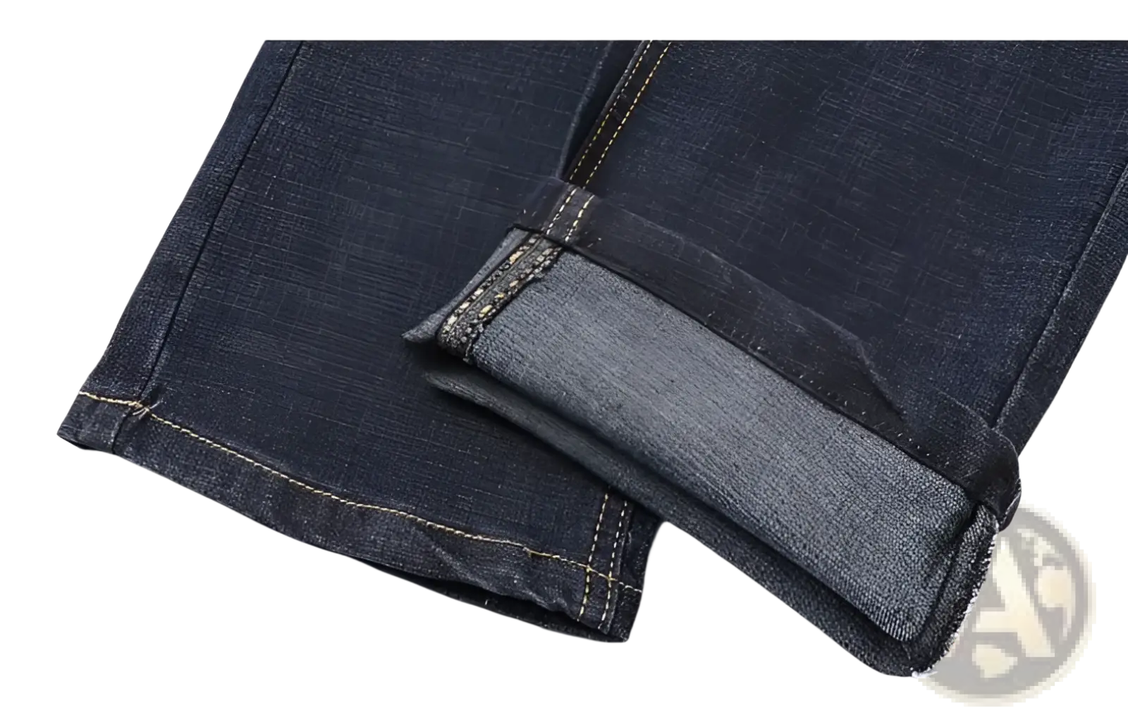 Men's Stretch Cotton Straight Jeans Casual Trousers