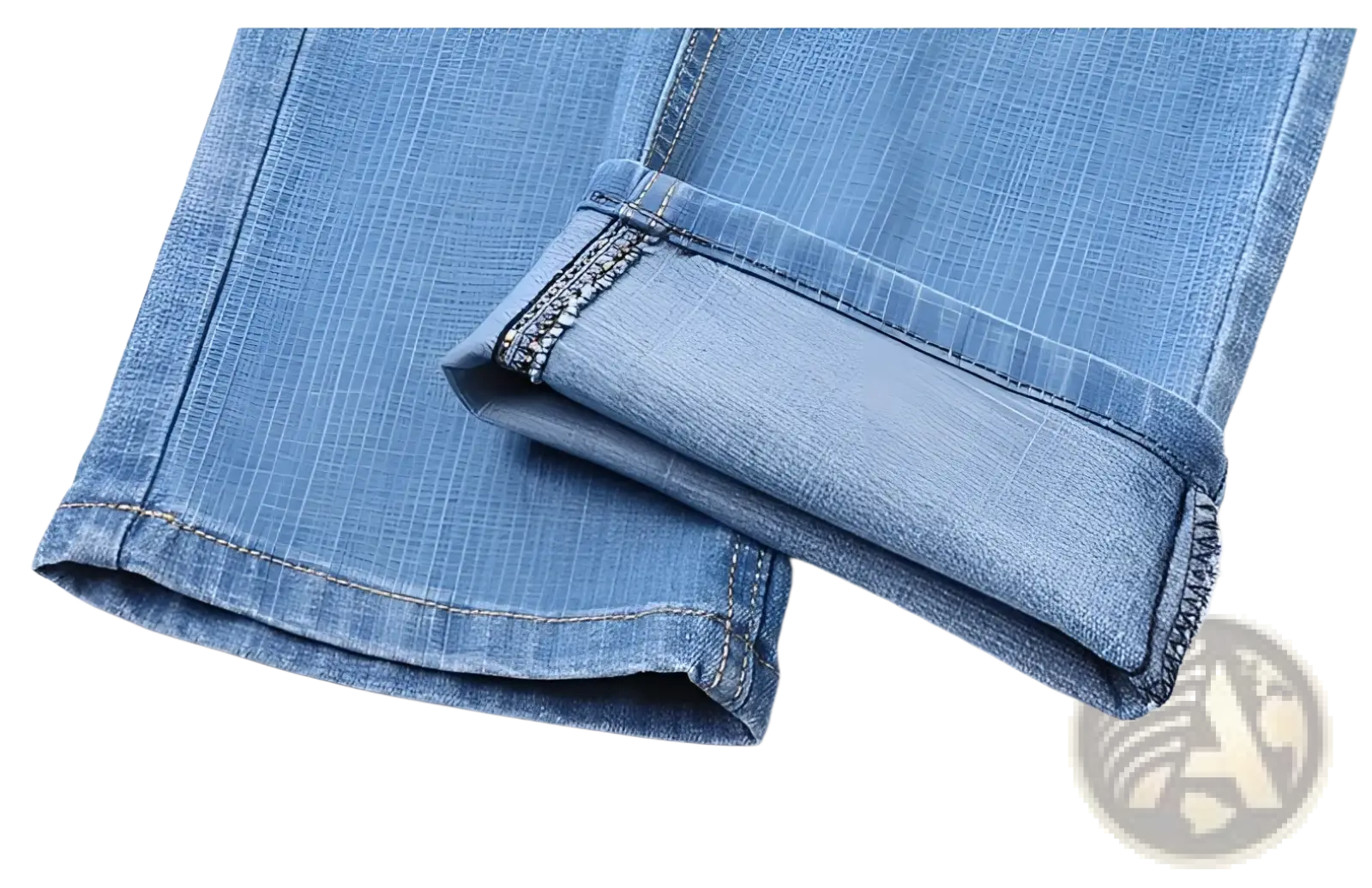 Men's Stretch Cotton Straight Jeans Casual Trousers