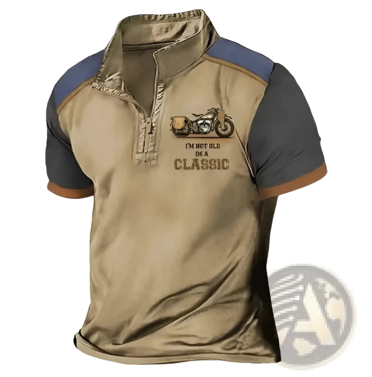 Men's Vintage Classic Motors 3d Printed Polo Shirt