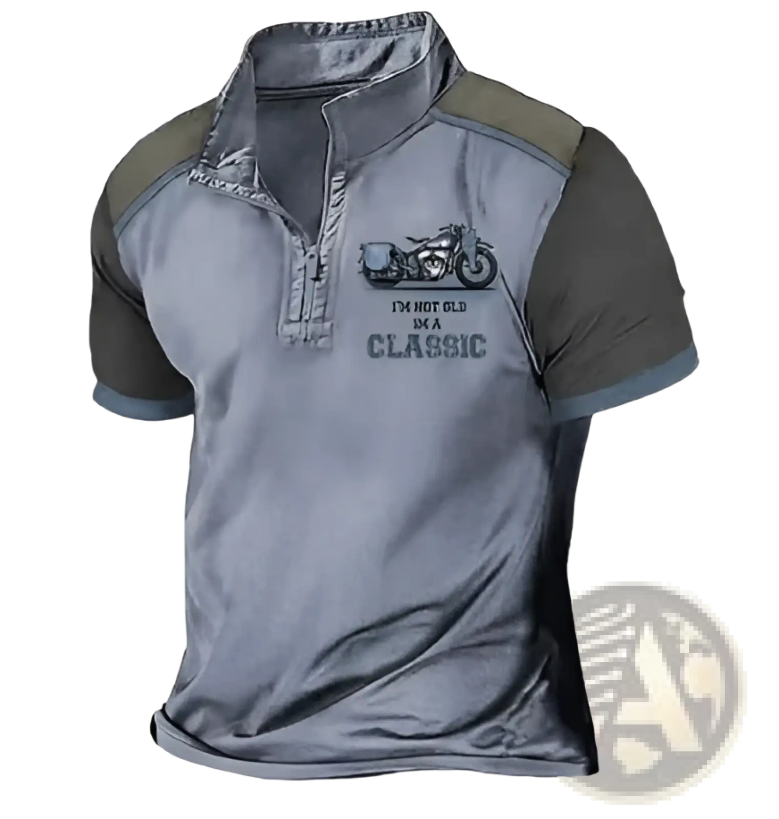 Men's Vintage Classic Motors 3d Printed Polo Shirt