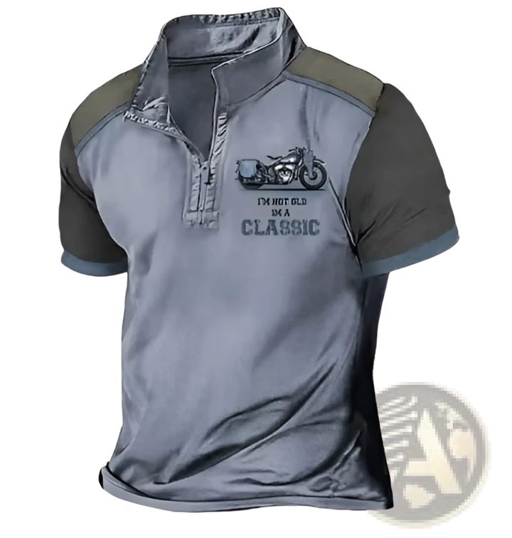 Men's Vintage Classic Motors 3d Printed Polo Shirt