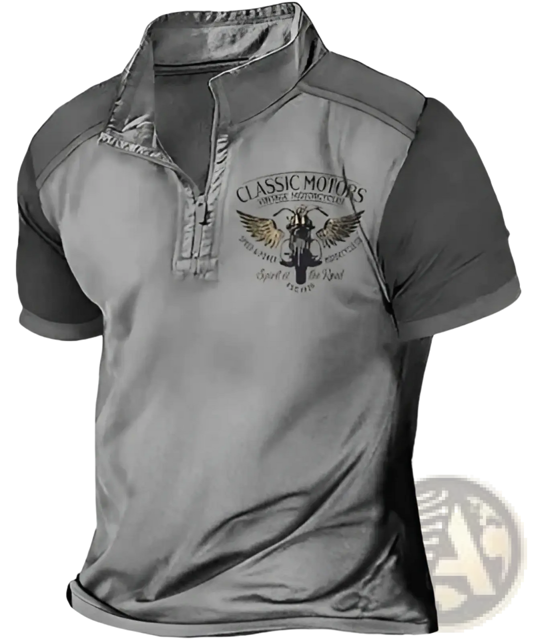 Men's Vintage Classic Motors 3d Printed Polo Shirt
