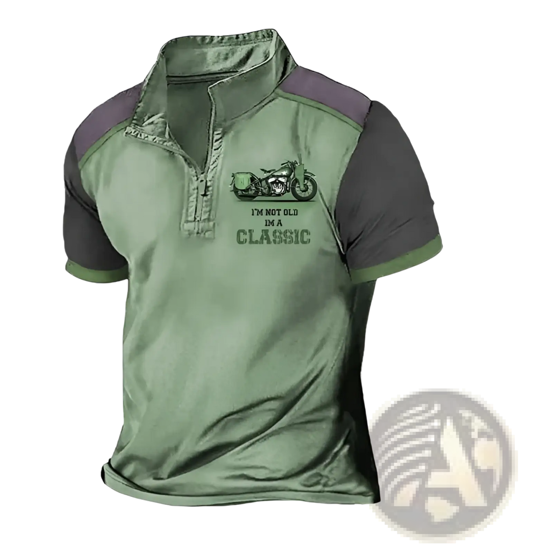 Men's Vintage Classic Motors 3d Printed Polo Shirt