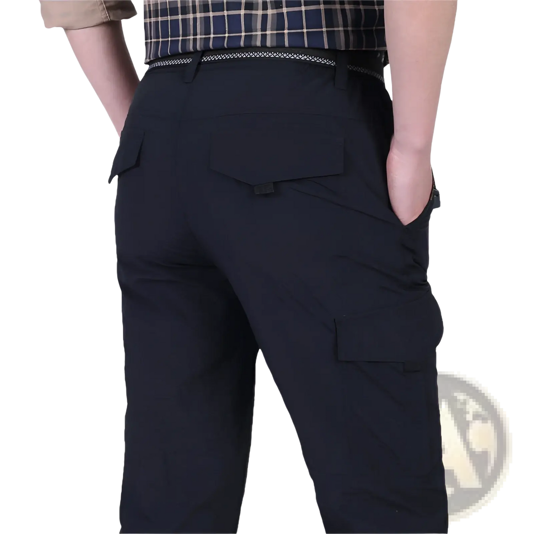 Plus Size Loose Cargo Pants Durable Tactical Trousers