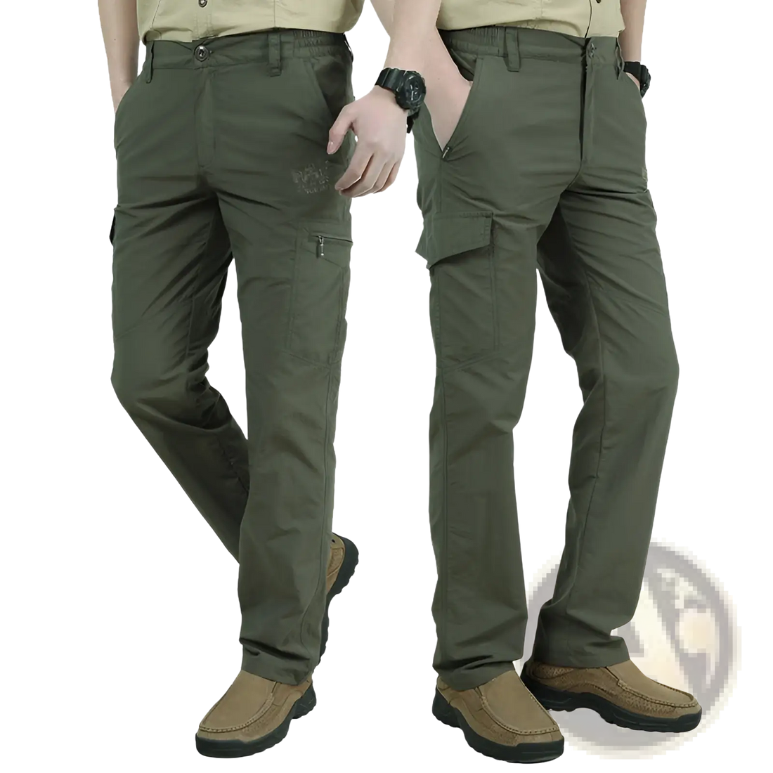 Plus Size Loose Cargo Pants Durable Tactical Trousers