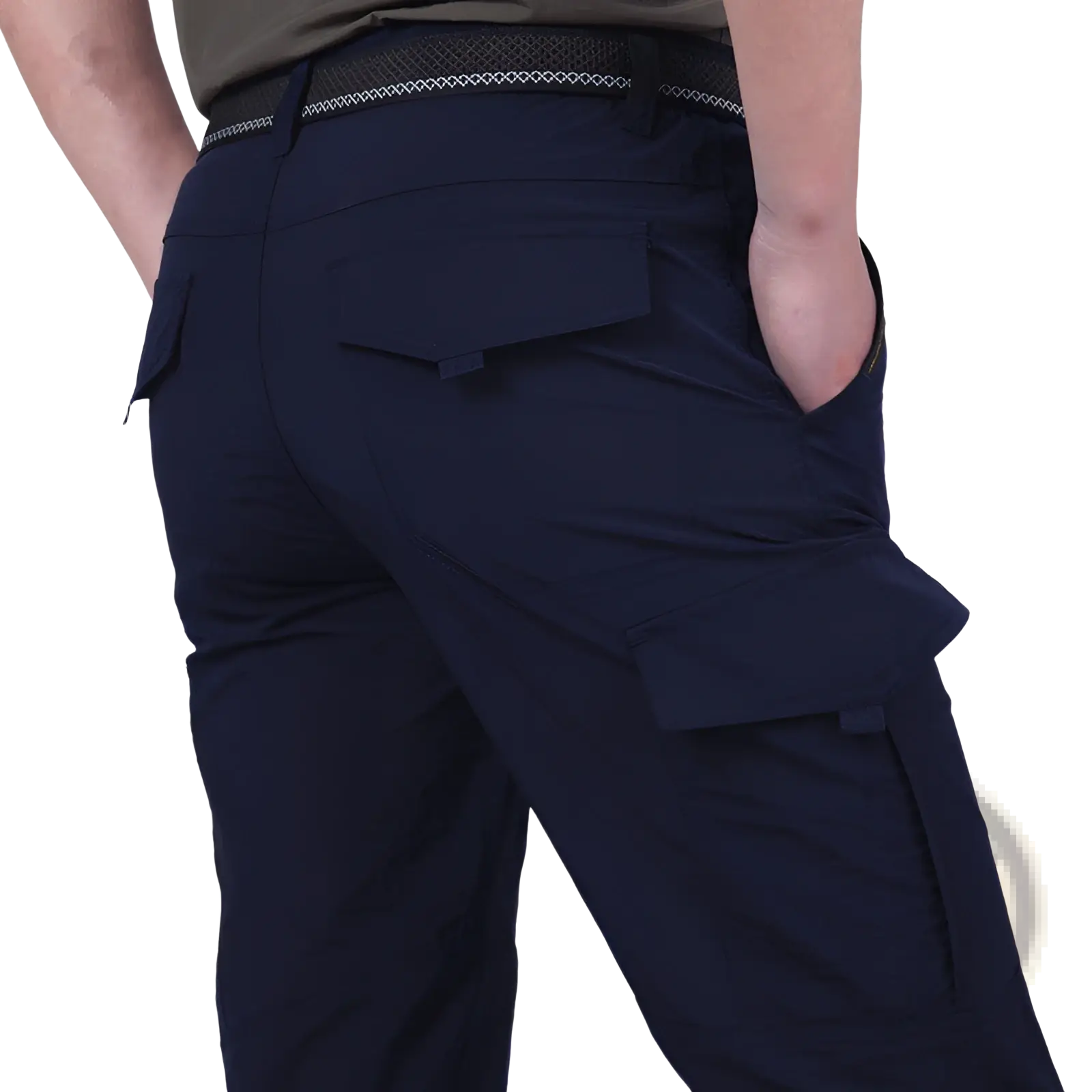 Plus Size Loose Cargo Pants Durable Tactical Trousers