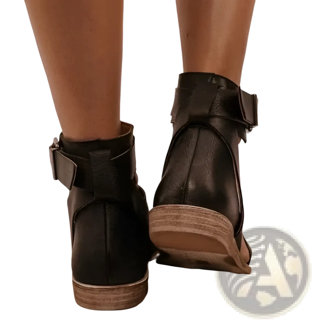 Plus Size Women's Flat Roman Strappy Sandals