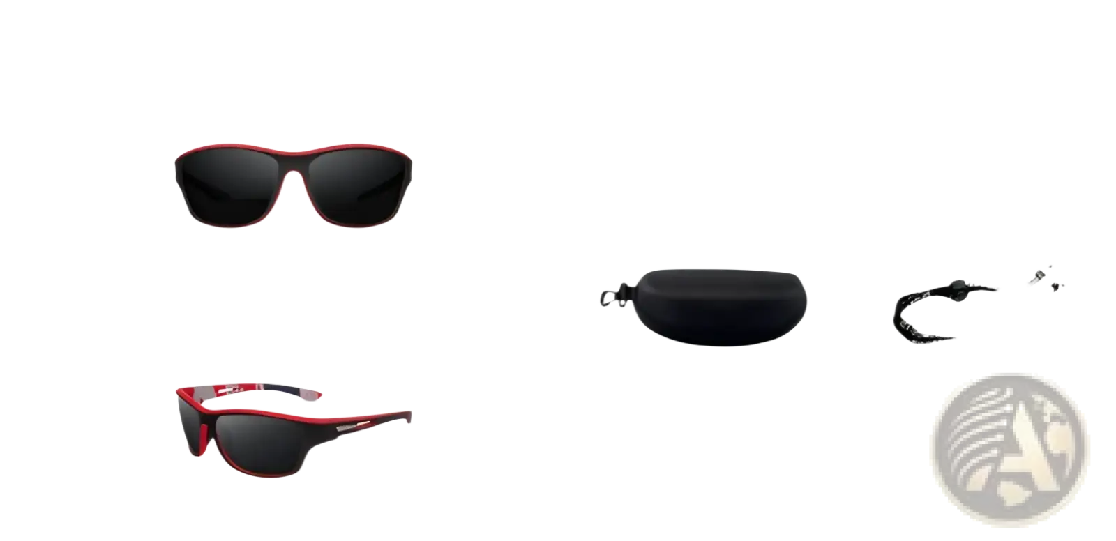 Polarized Oval Camouflage and Mirrored Men's Sport Sunglasses