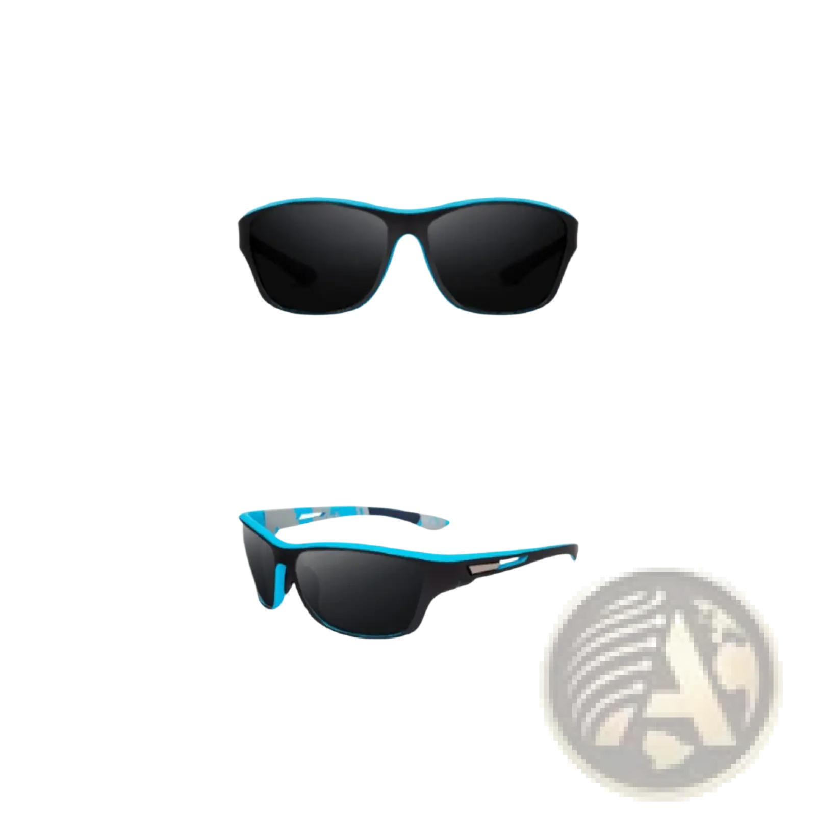 Polarized Oval Camouflage and Mirrored Men's Sport Sunglasses