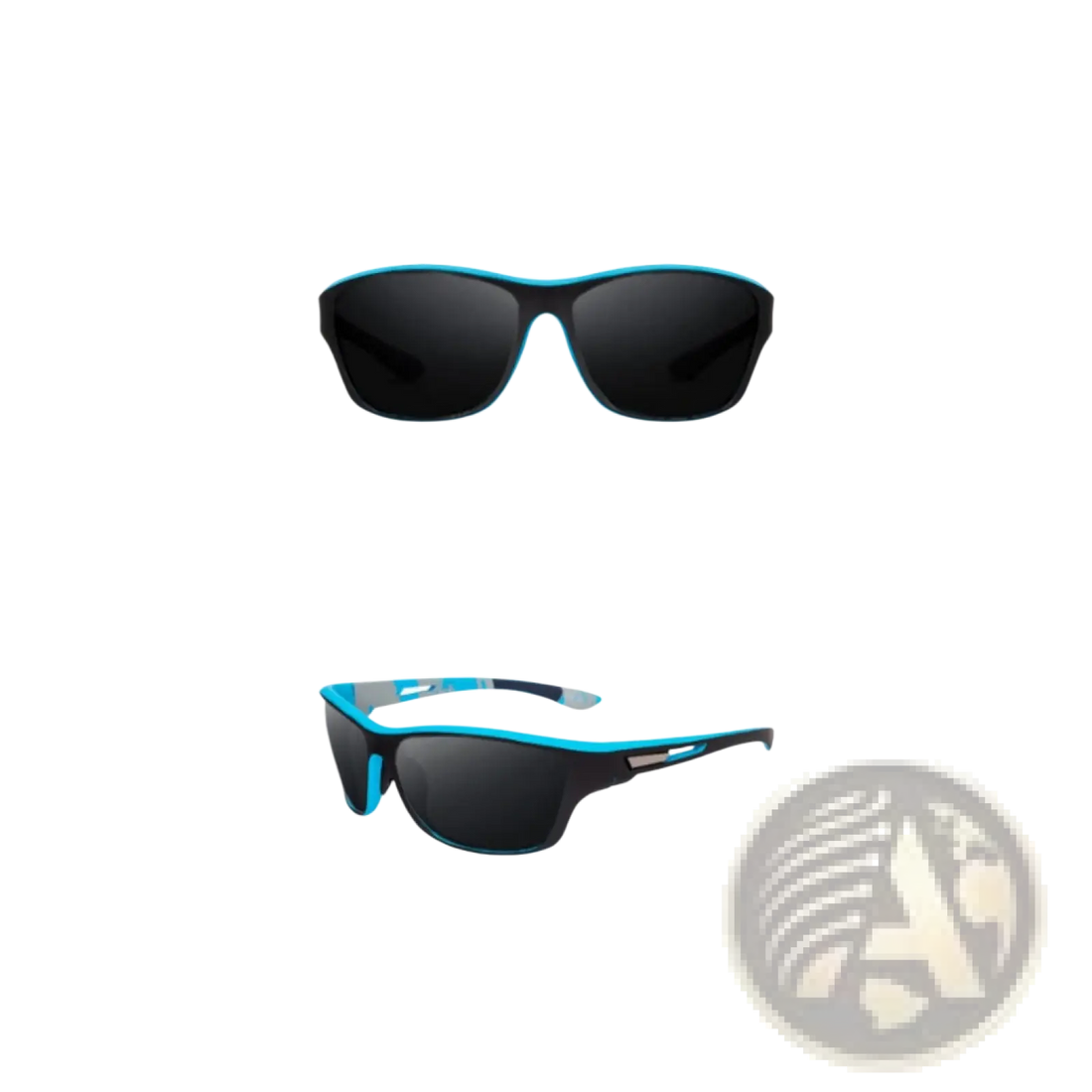 Polarized Oval Camouflage and Mirrored Men's Sport Sunglasses