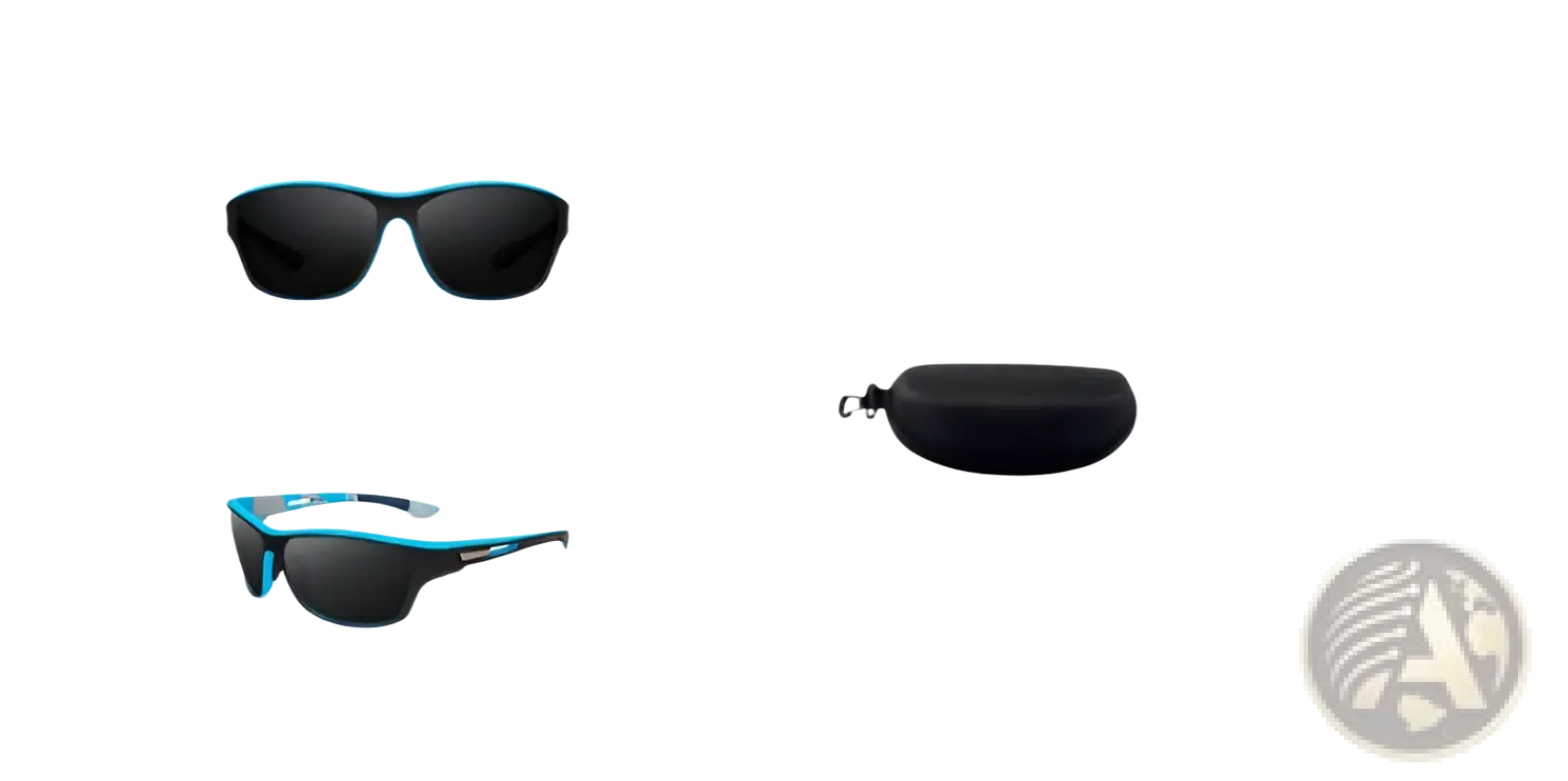 Polarized Oval Camouflage and Mirrored Men's Sport Sunglasses
