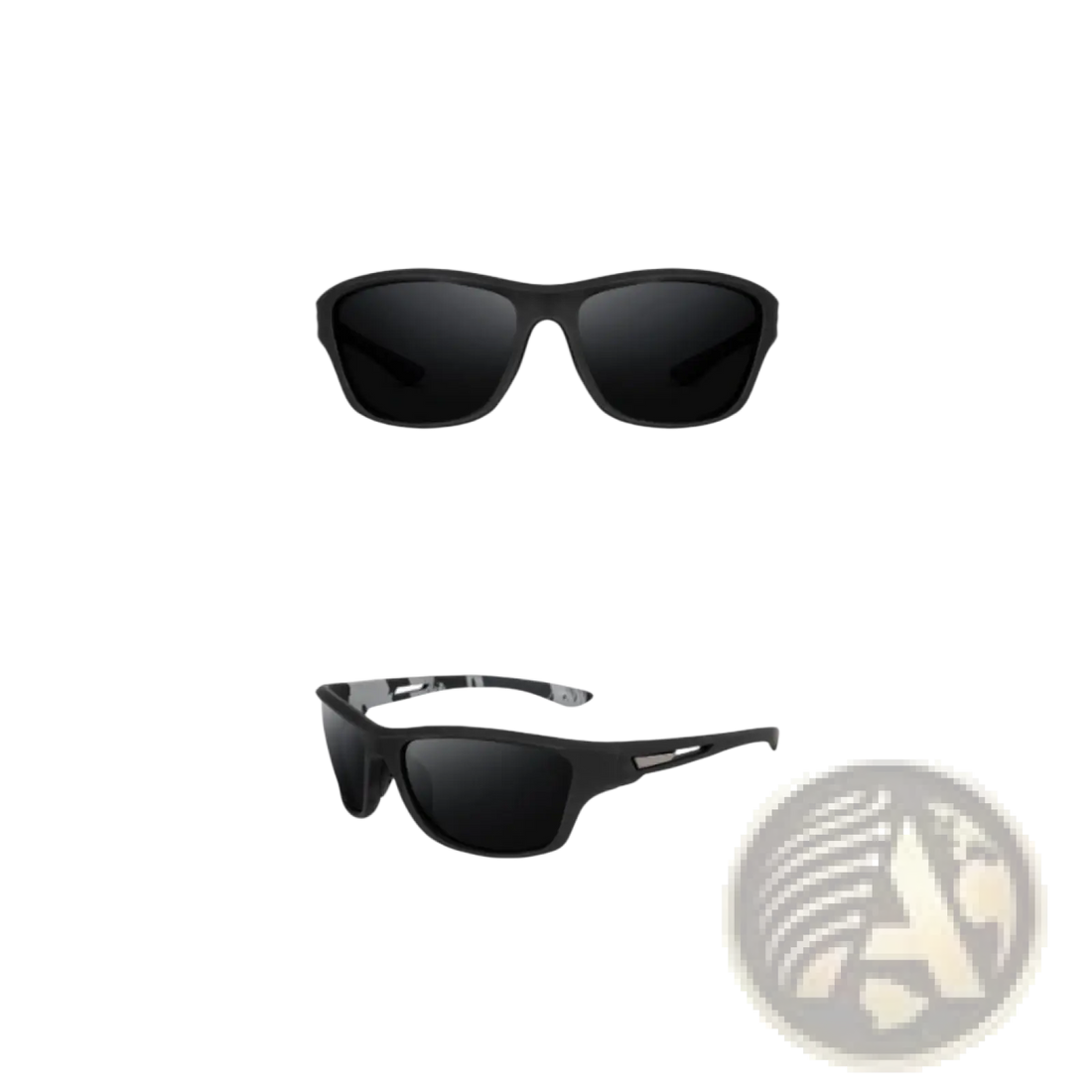 Polarized Oval Camouflage and Mirrored Men's Sport Sunglasses