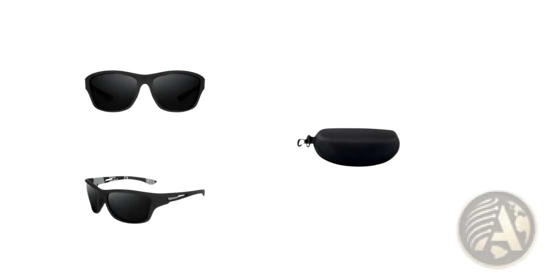 Polarized Oval Camouflage and Mirrored Men's Sport Sunglasses