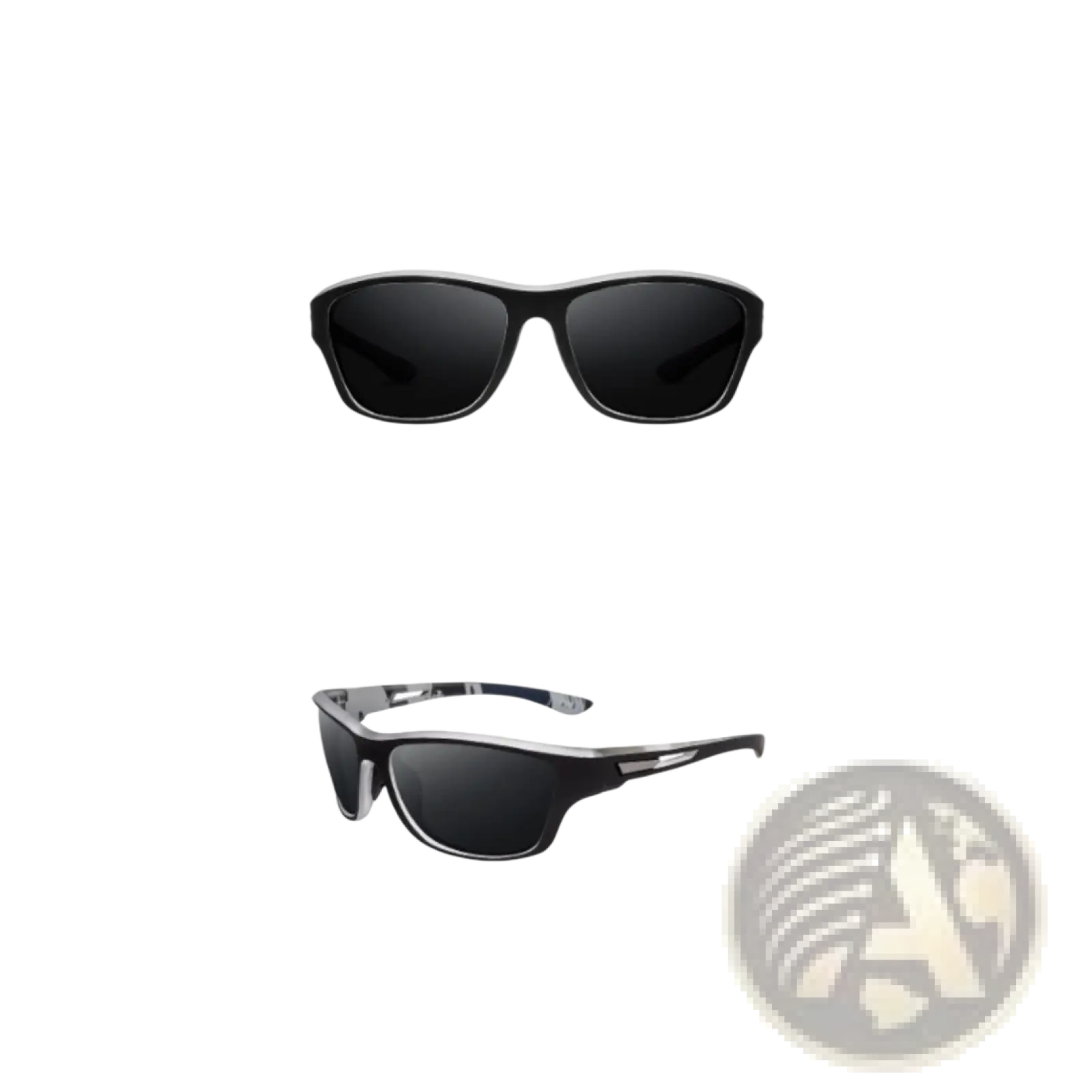 Polarized Oval Camouflage and Mirrored Men's Sport Sunglasses