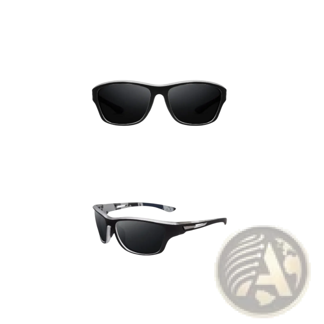 Polarized Oval Camouflage and Mirrored Men's Sport Sunglasses