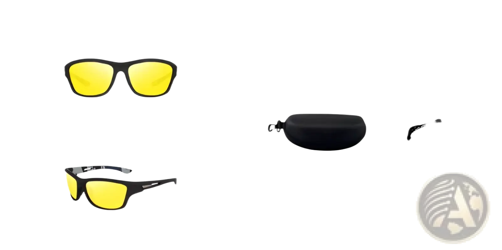 Polarized Oval Camouflage and Mirrored Men's Sport Sunglasses