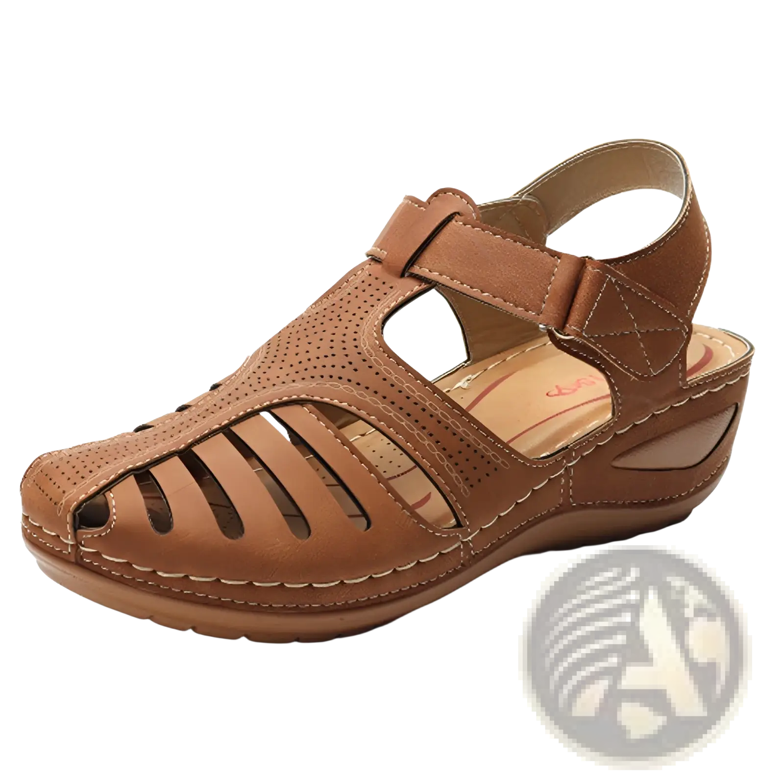 Retro Wedge Sandals Women's Plus Size T-strap Shoes