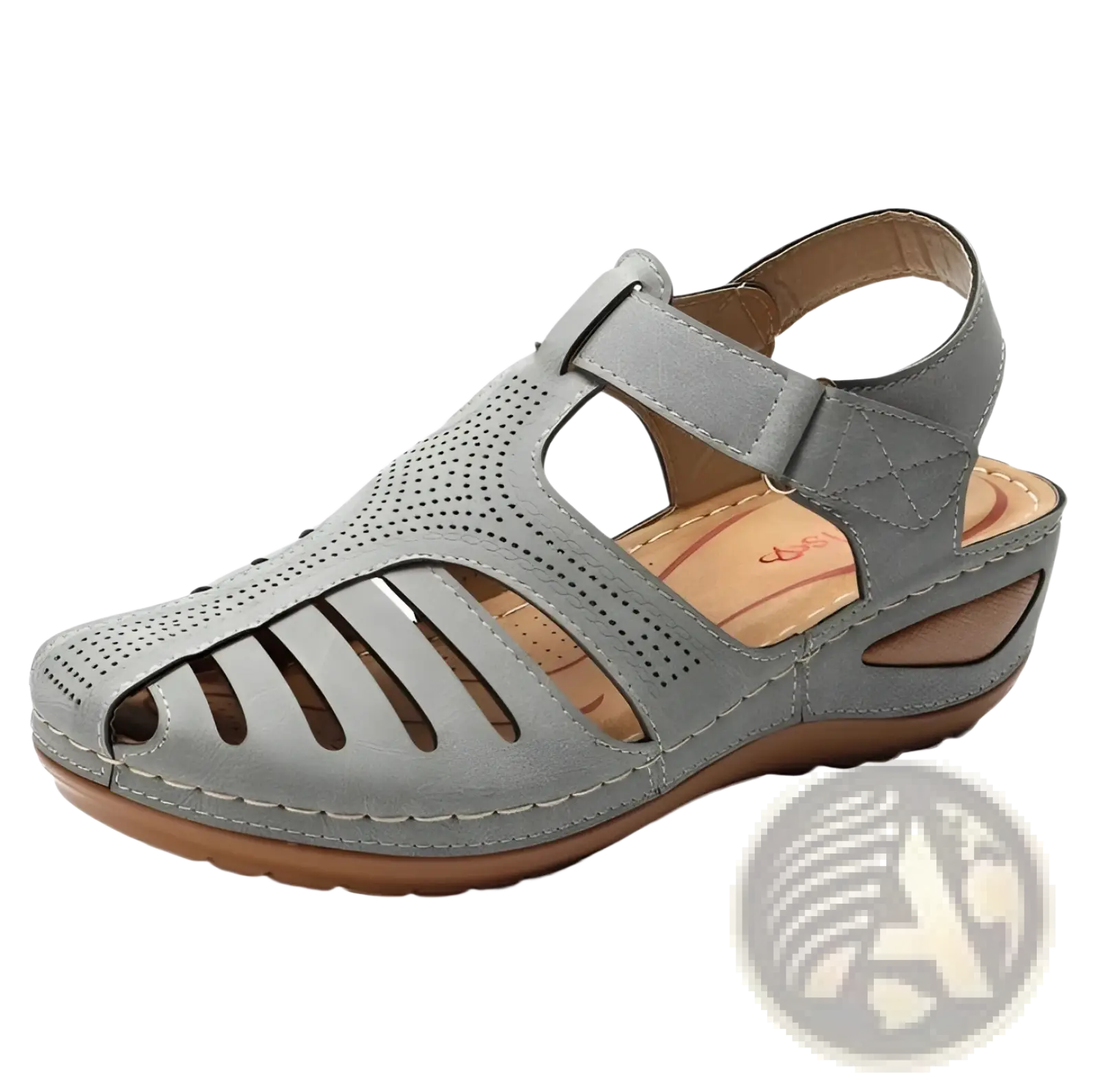 Retro Wedge Sandals Women's Plus Size T-strap Shoes