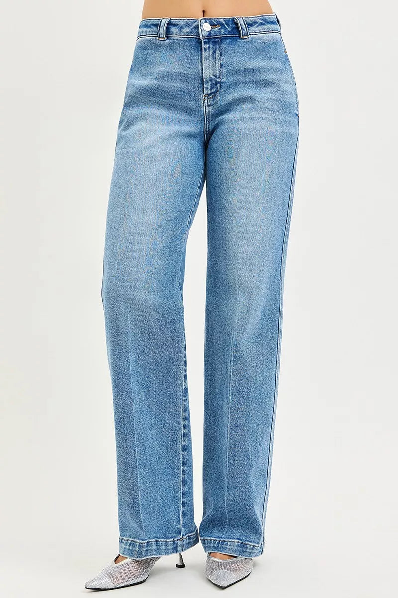 RISEN Slouchy Straight Jeans