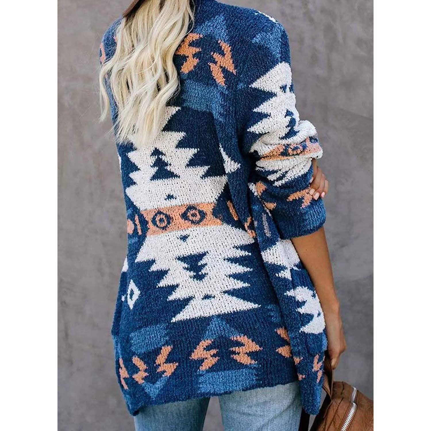 Side feel Women Open Front Cardigan Sweater Button Down Knit Sweater Coat