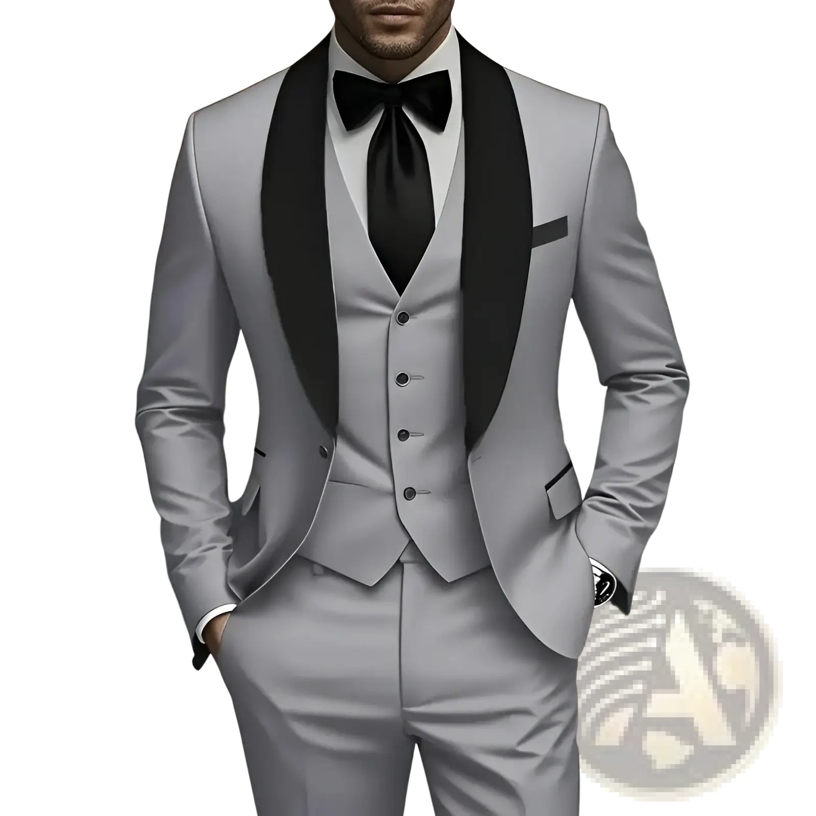 Slim Fit Three-piece Tuxedo Suit