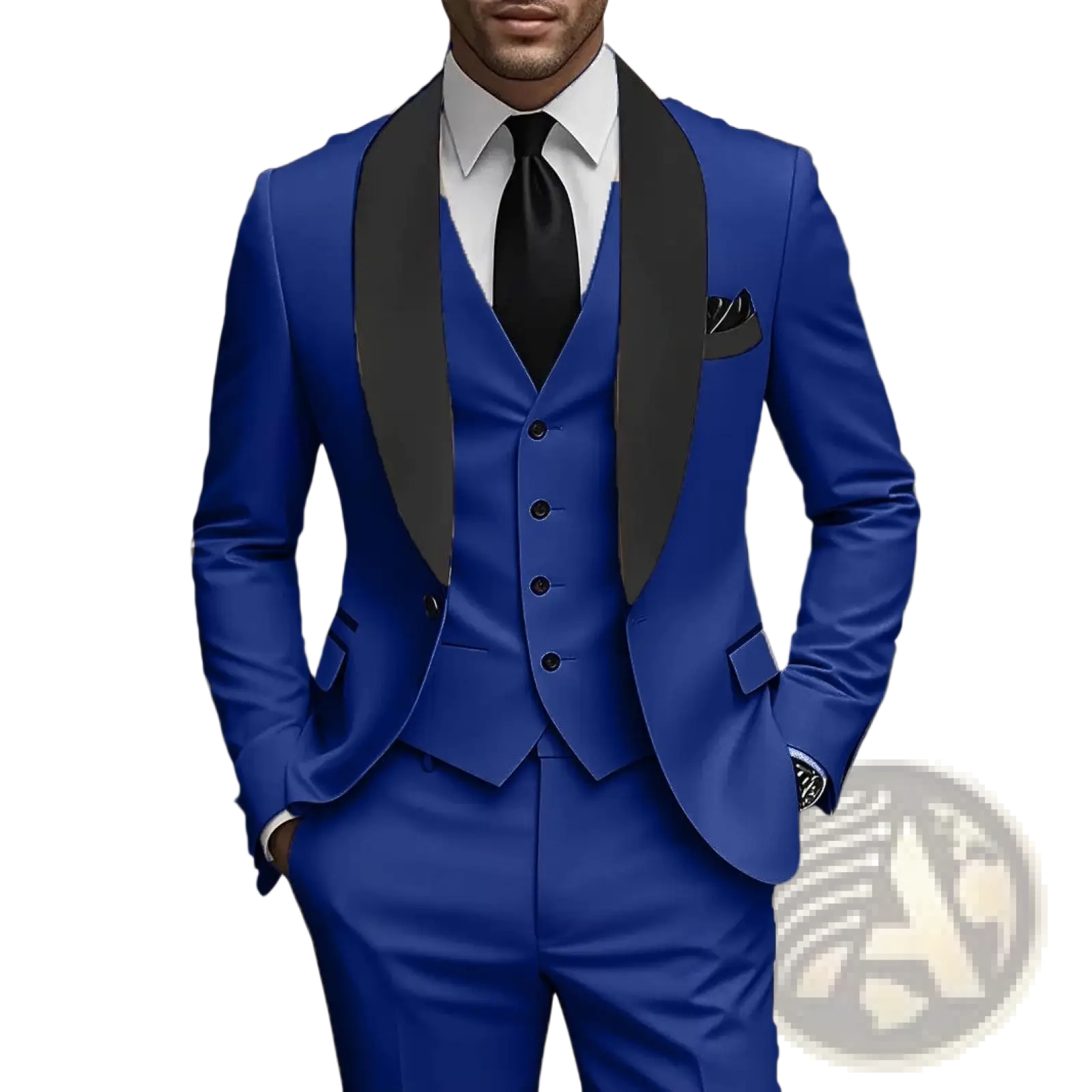 Slim Fit Three-piece Tuxedo Suit