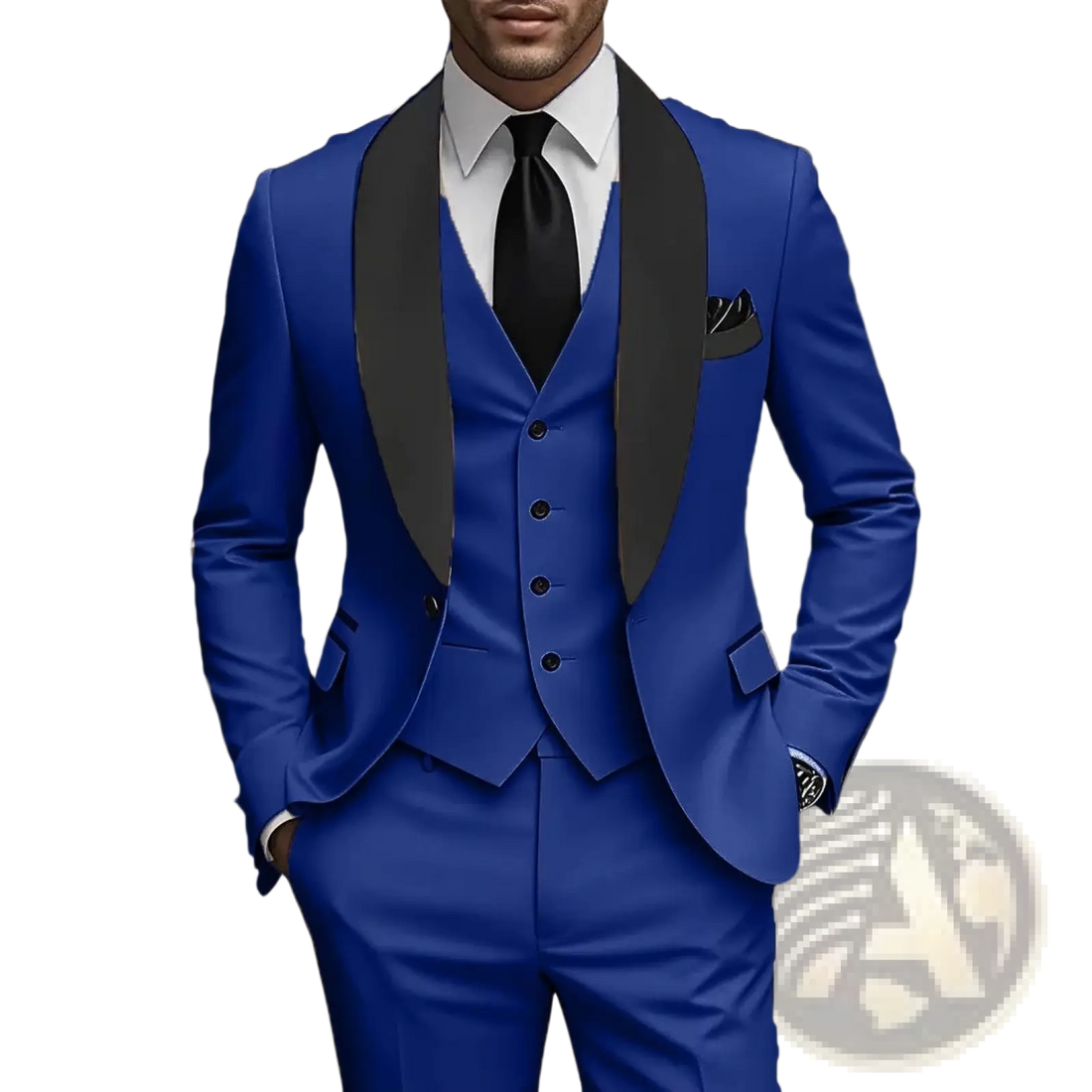 Slim Fit Three-piece Tuxedo Suit