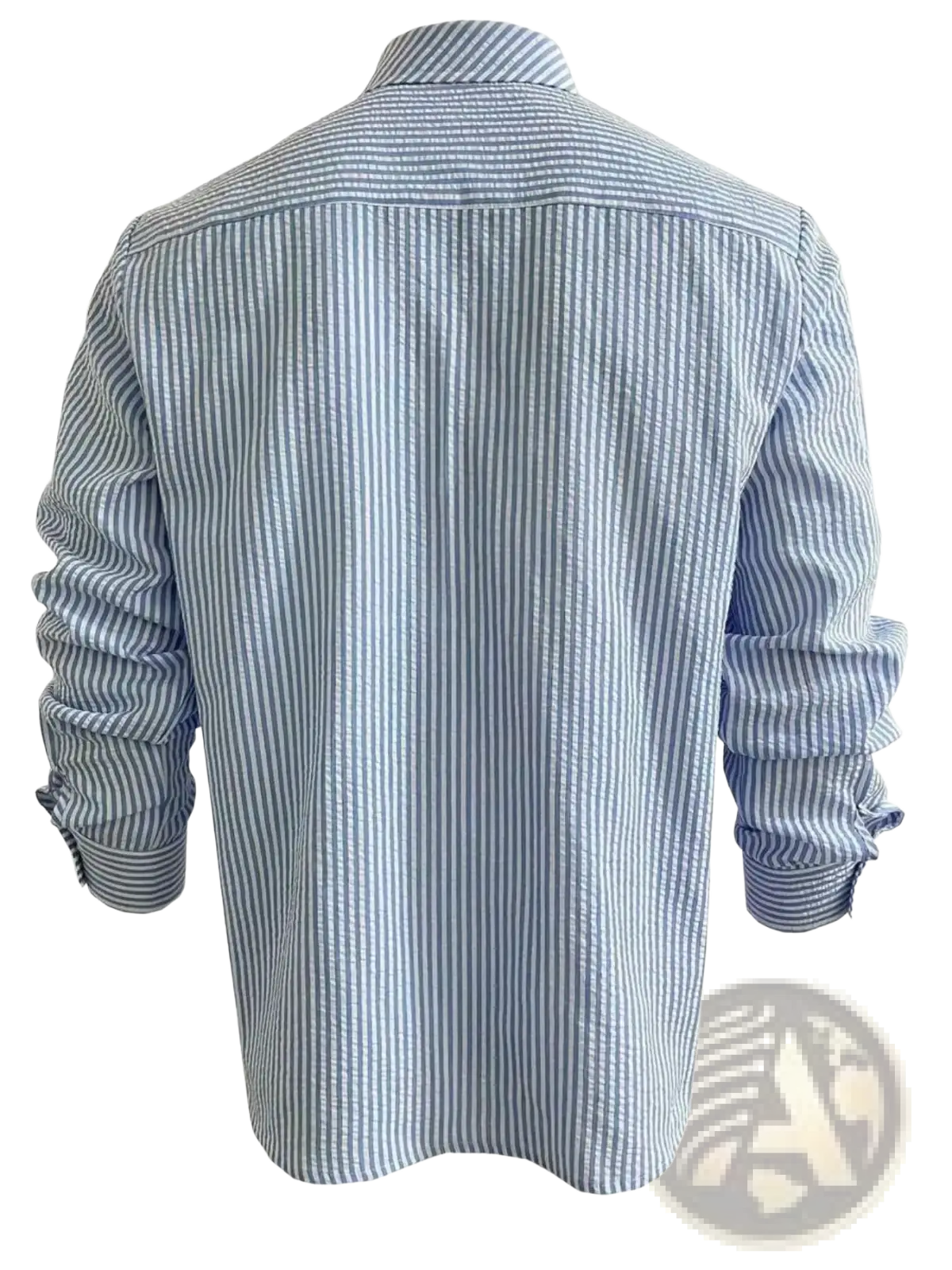 Striped Casual Long Sleeve Shirt for Men