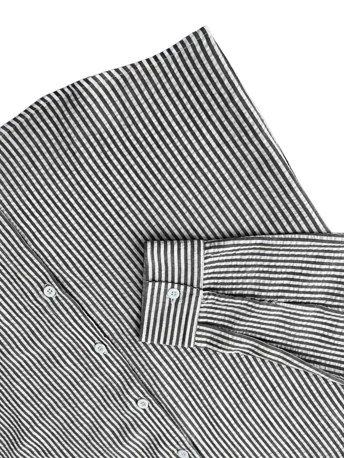 Striped Casual Long Sleeve Shirt for Men