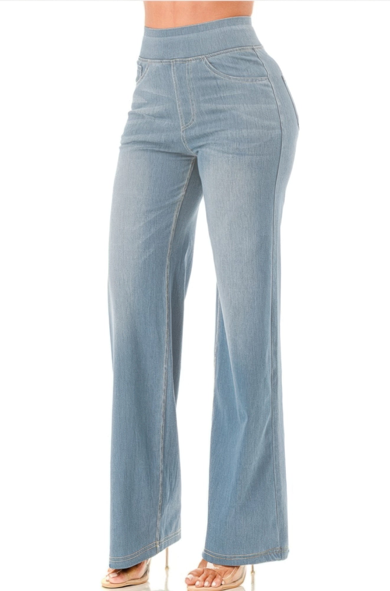 Ultra Soft Flare Baggy Jeans