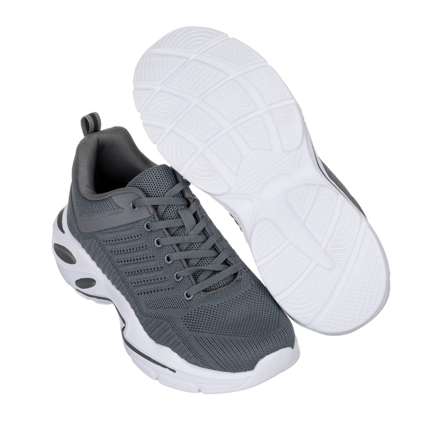 CALTO - Q332 - 2.6 Inches Taller (Grey/White) - Super Lightweight Tennis Shoes