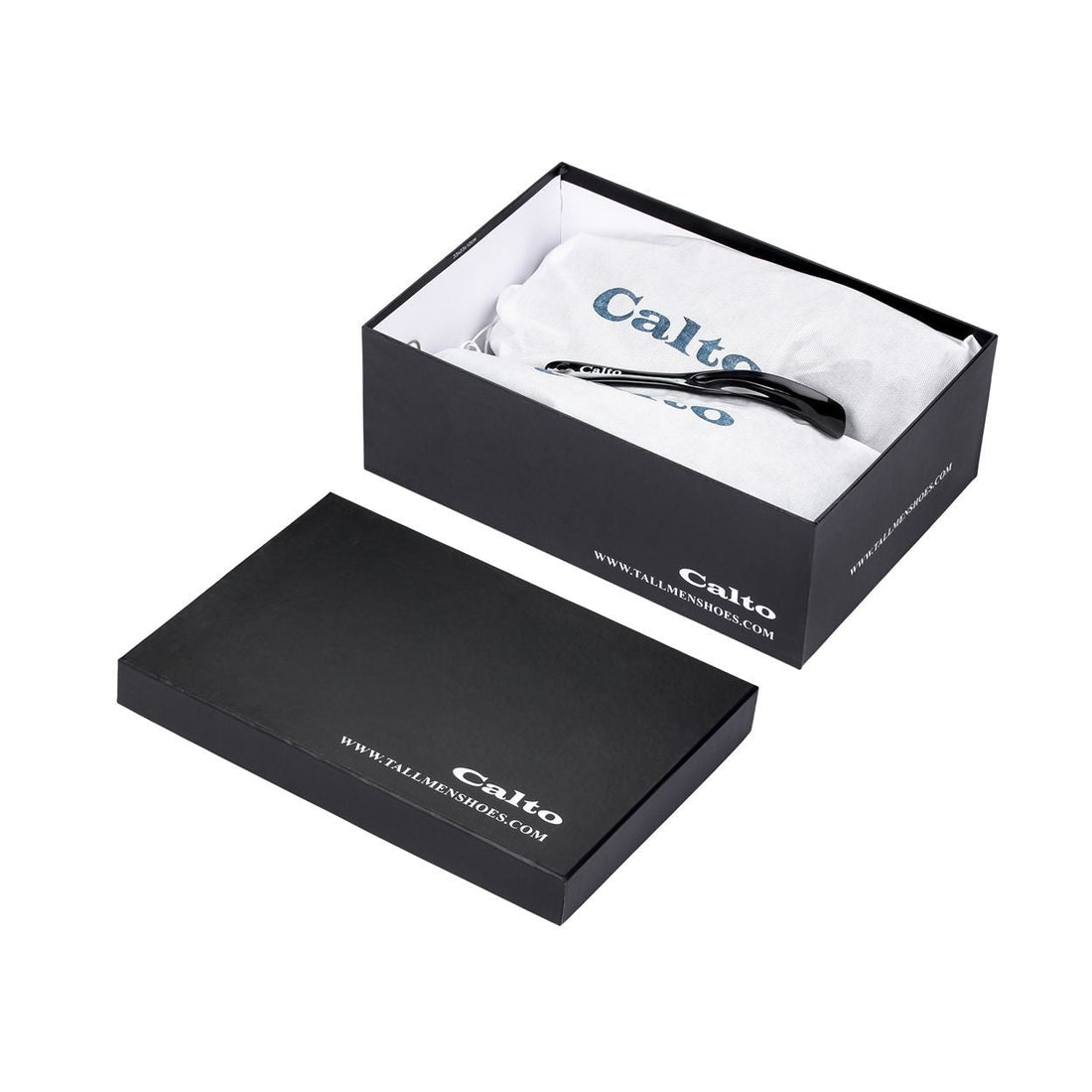 CALTO - Q212 - 2.6 Inches Taller (Black/Grey) - Ultra Lightweight Tennis Shoes