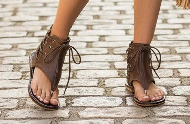 Flat Lace-up Women's Shoes