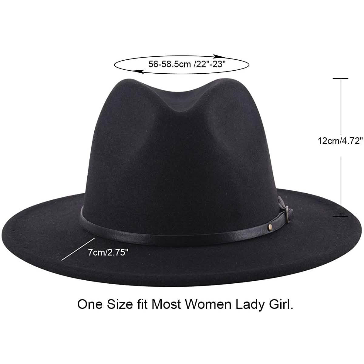 Women's Classic Wide Brim Floppy Panama Hat