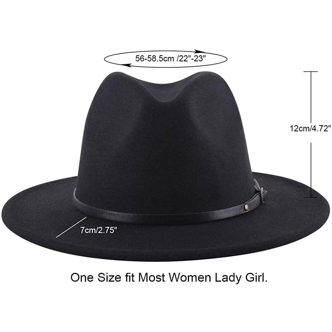 Women's Classic Wide Brim Floppy Panama Hat