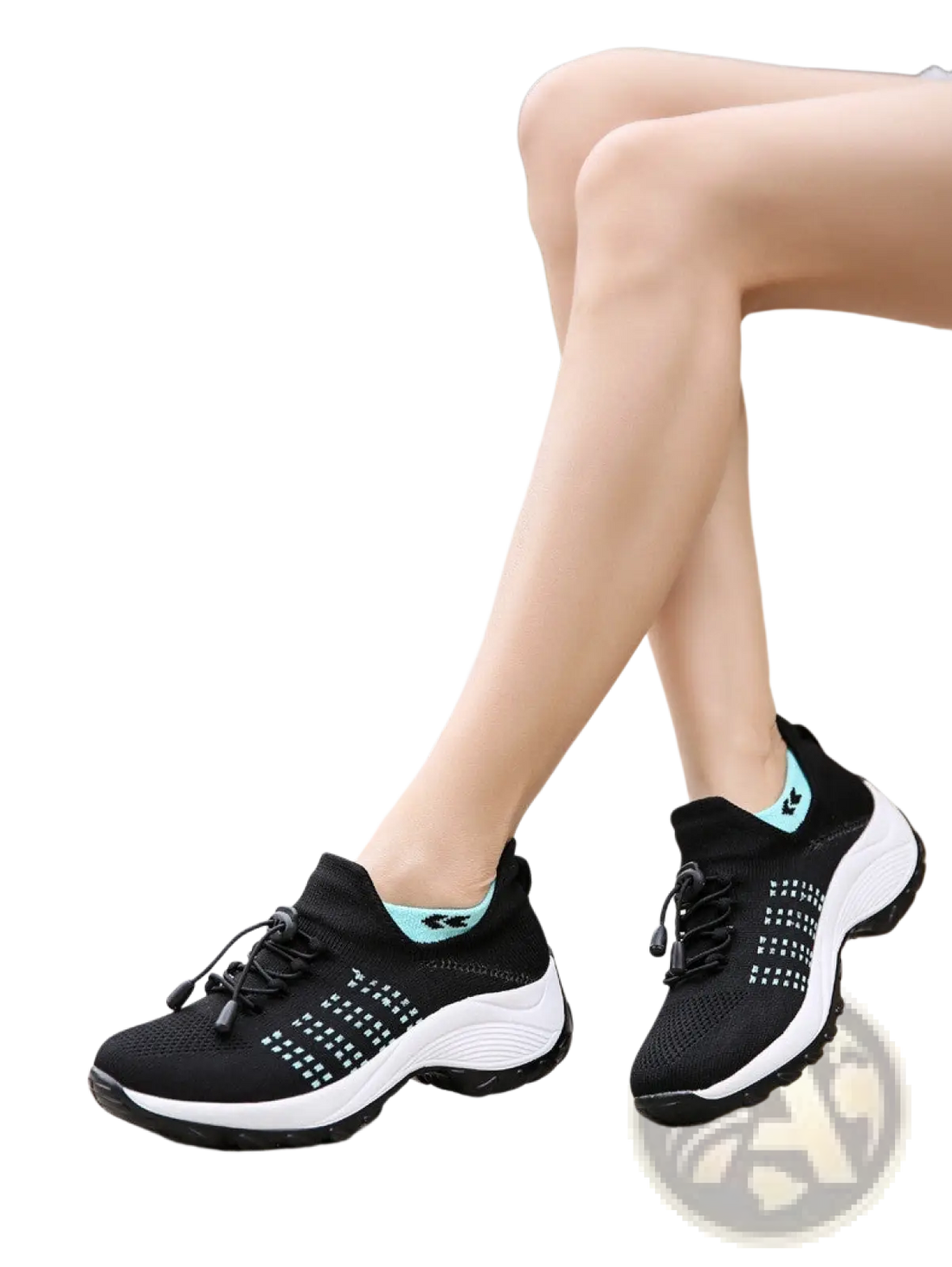 Women's Lightweight Fly Knit Casual Sneakers