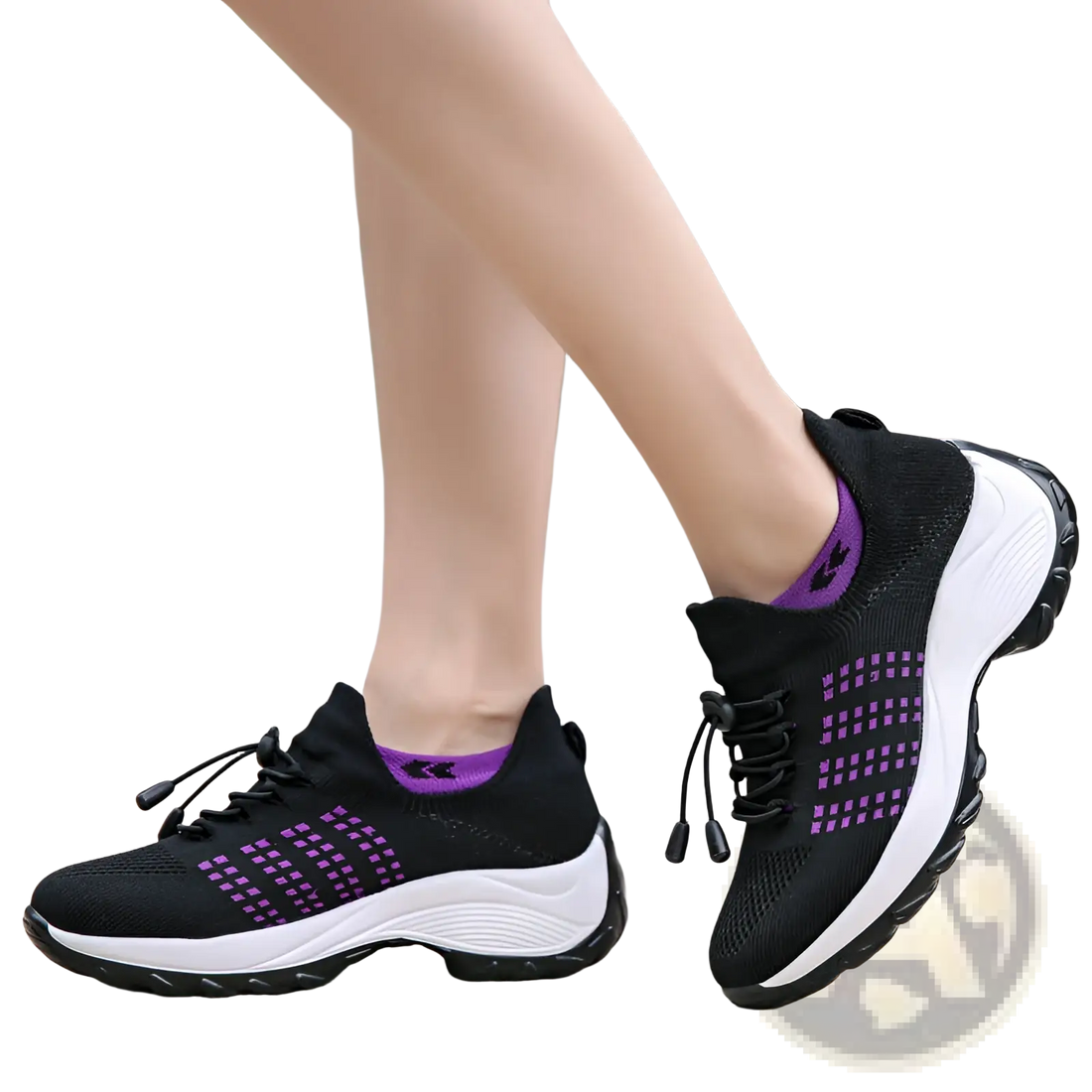 Women's Lightweight Fly Knit Casual Sneakers