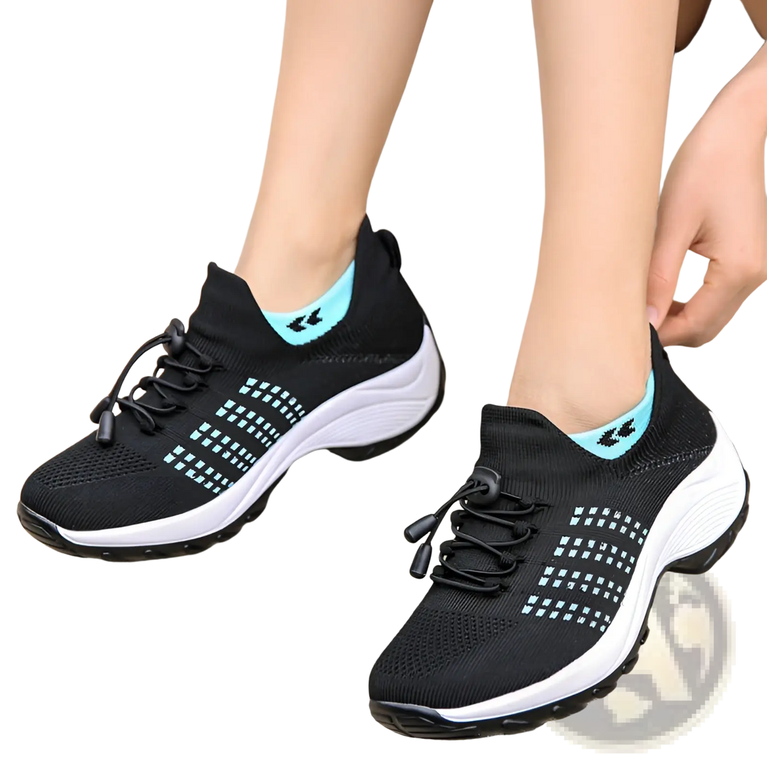 Women's Lightweight Fly Knit Casual Sneakers