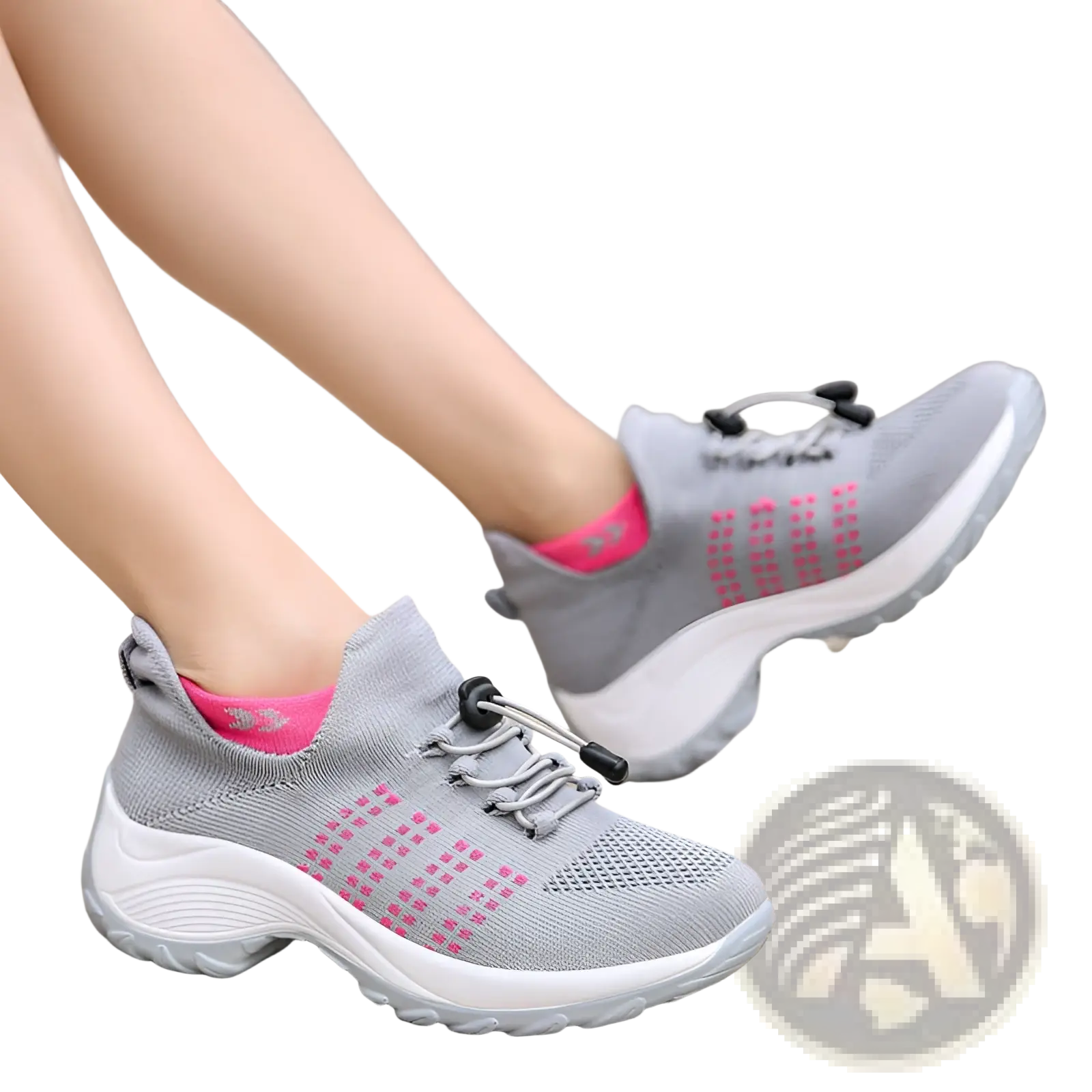 Women's Lightweight Fly Knit Casual Sneakers