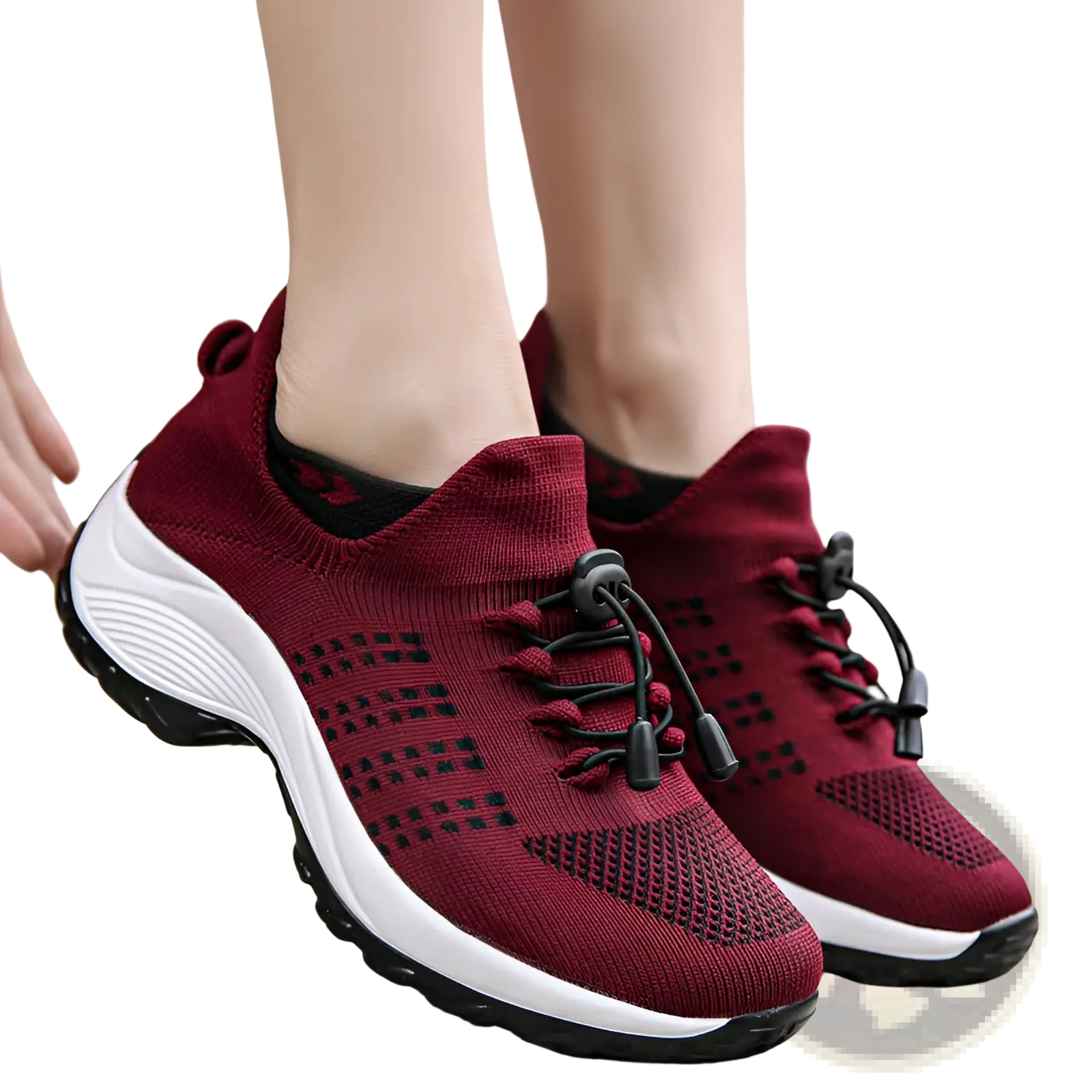 Women's Lightweight Fly Knit Casual Sneakers